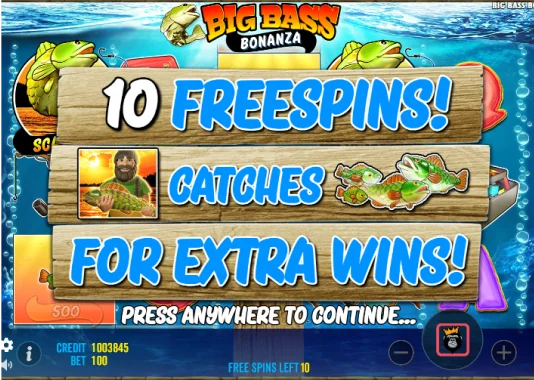 Big Bass Bonanza Free Spins